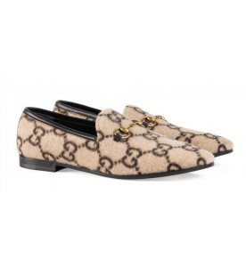 Gucci Лоферы Jordaan GG из войлока