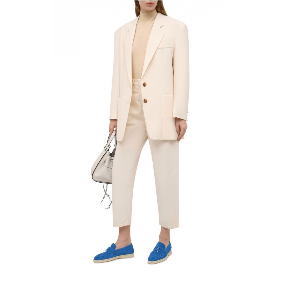 Loro Piana Замшевые лоферы Summer Charms Walk