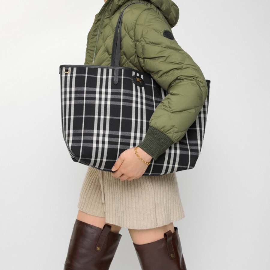 Burberry Двусторонняя сумка-тоут Bloomsbury среднего размера<br>