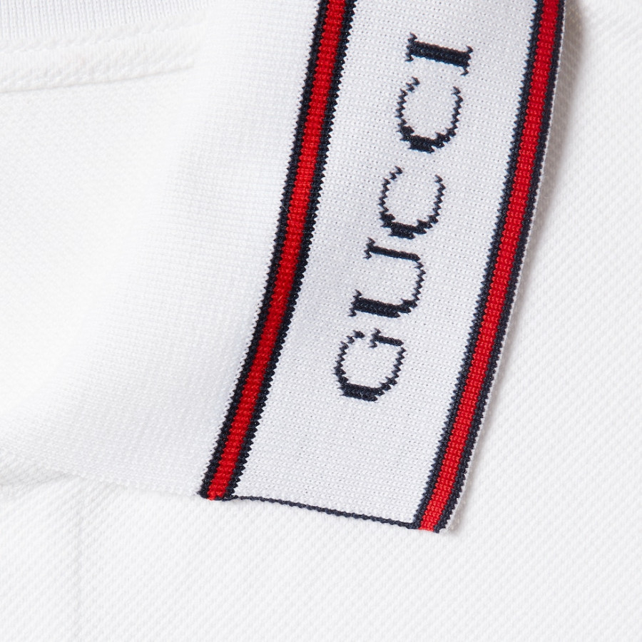 Gucci РУБАШКА ПОЛО ИЗ ХЛОПКА ПИКЕ