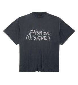 Balenciaga Дизайнерская футболка оверсайз