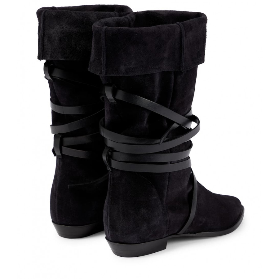 Isabel Marant замшевые сапоги Siane