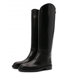 Jil Sander Кожаные сапоги