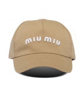 Miu miu Бейсболка с вышитым логотипом