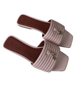 Loro Piana Кожаные шлепанцы Sprightly Charms