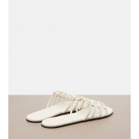 Loewe Кожаные шлепанцы Paula's Ibiza Petal Anagram