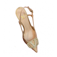 Valentino АТЛАСНЫЕ ТУФЛИ VLOGO SIGNATURE 80MM