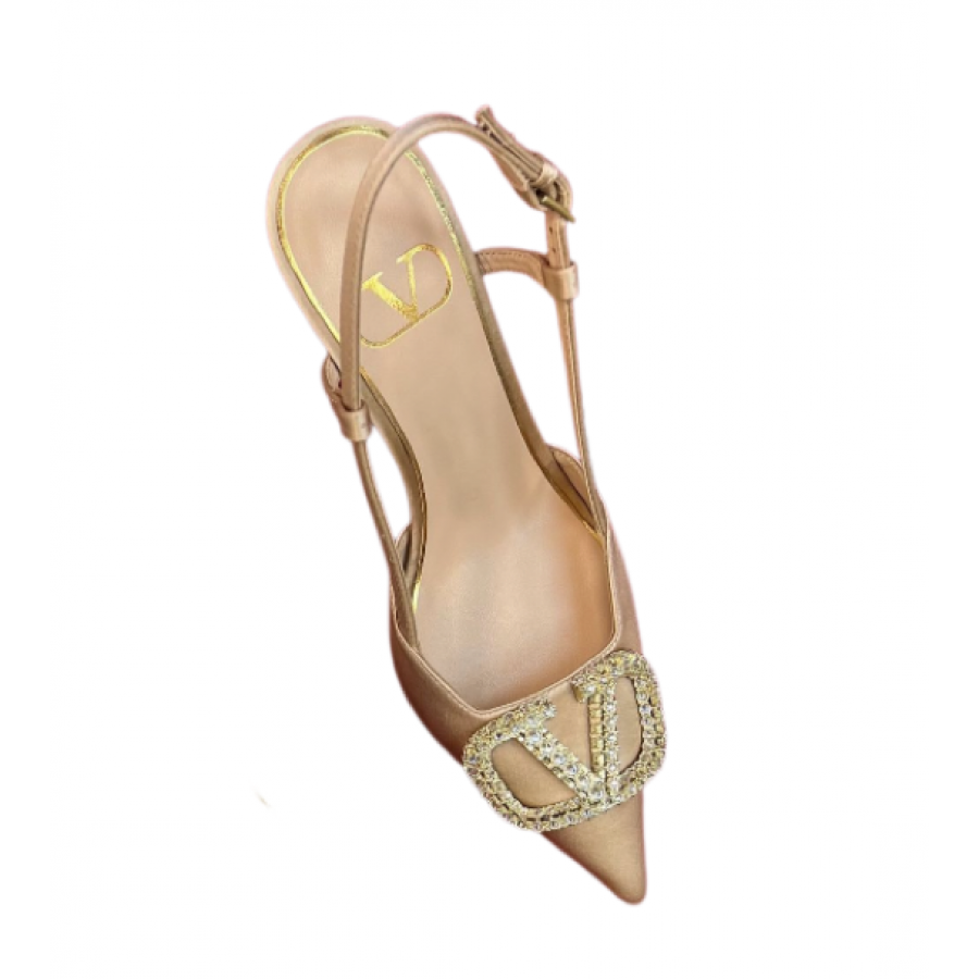 Valentino АТЛАСНЫЕ ТУФЛИ VLOGO SIGNATURE 80MM