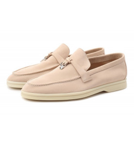Loro Piana Замшевые лоферы Summer Charms Walk