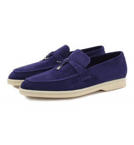 Loro Piana Замшевые лоферы Summer Charms Walk