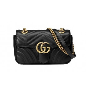 GUCCI стеганая мини-сумка GG Marmont