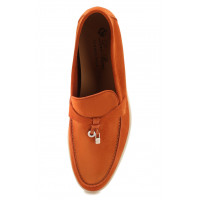 Loro Piana Замшевые лоферы Summer Charms Walk