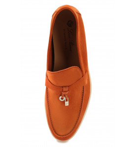 Loro Piana Замшевые лоферы Summer Charms Walk