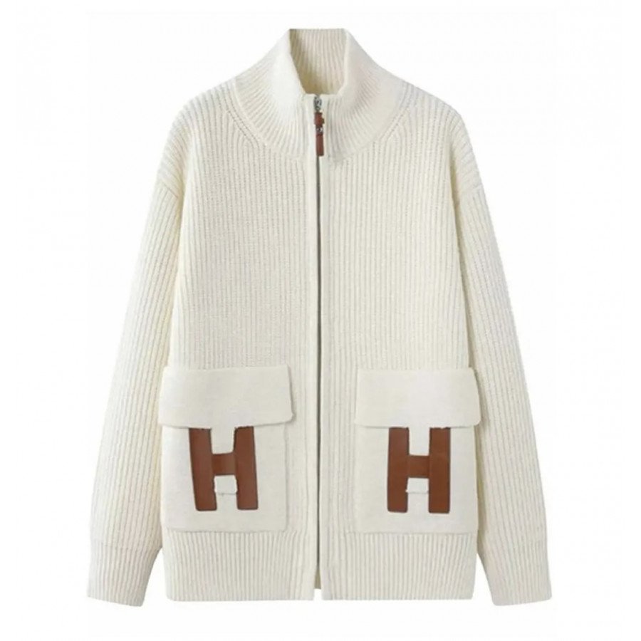 Hermes ВЯЗАНАЯ ШЕРСТЯНАЯ КУРТКА
