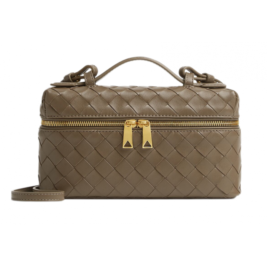 Bottega Veneta Кожаная сумка-косметичка Bang Bang Intrecciato