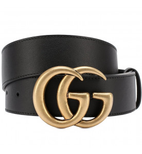 GUCCI Кожаный  ремень с пряжкой GG