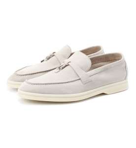 Loro Piana Замшевые лоферы Summer Charms Walk
