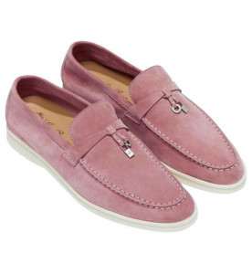 Loro Piana Замшевые лоферы Summer Charms Walk