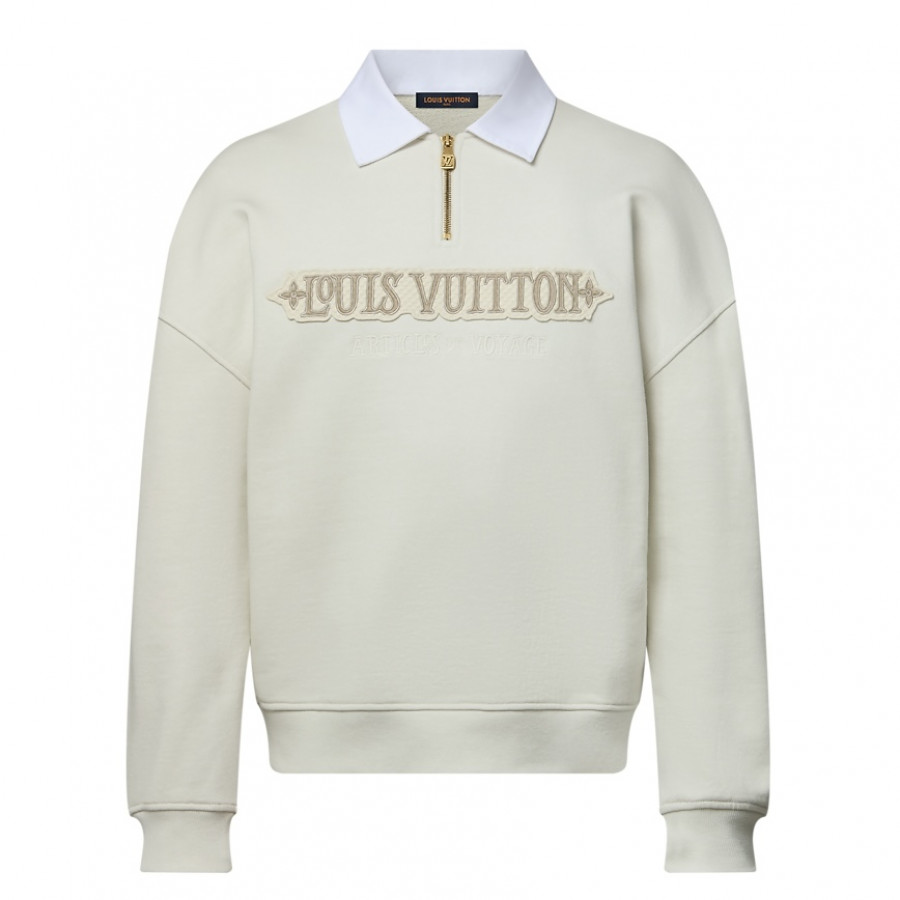 Louis Vuitton Украшенная толстовка с застежкой-молнией на половину длины<br /> <br /> <br />