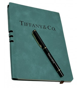 Tiffany & Co Замшевый блокнот с ручкой