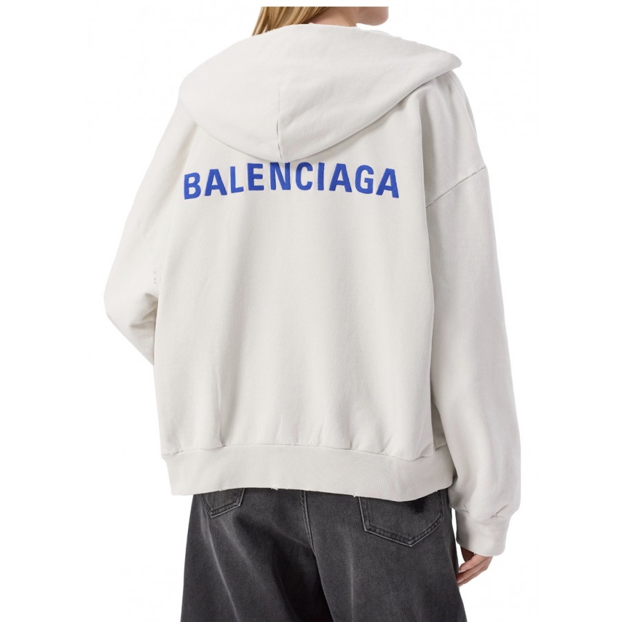 Balenciaga Хлопковая толстовка на молнии