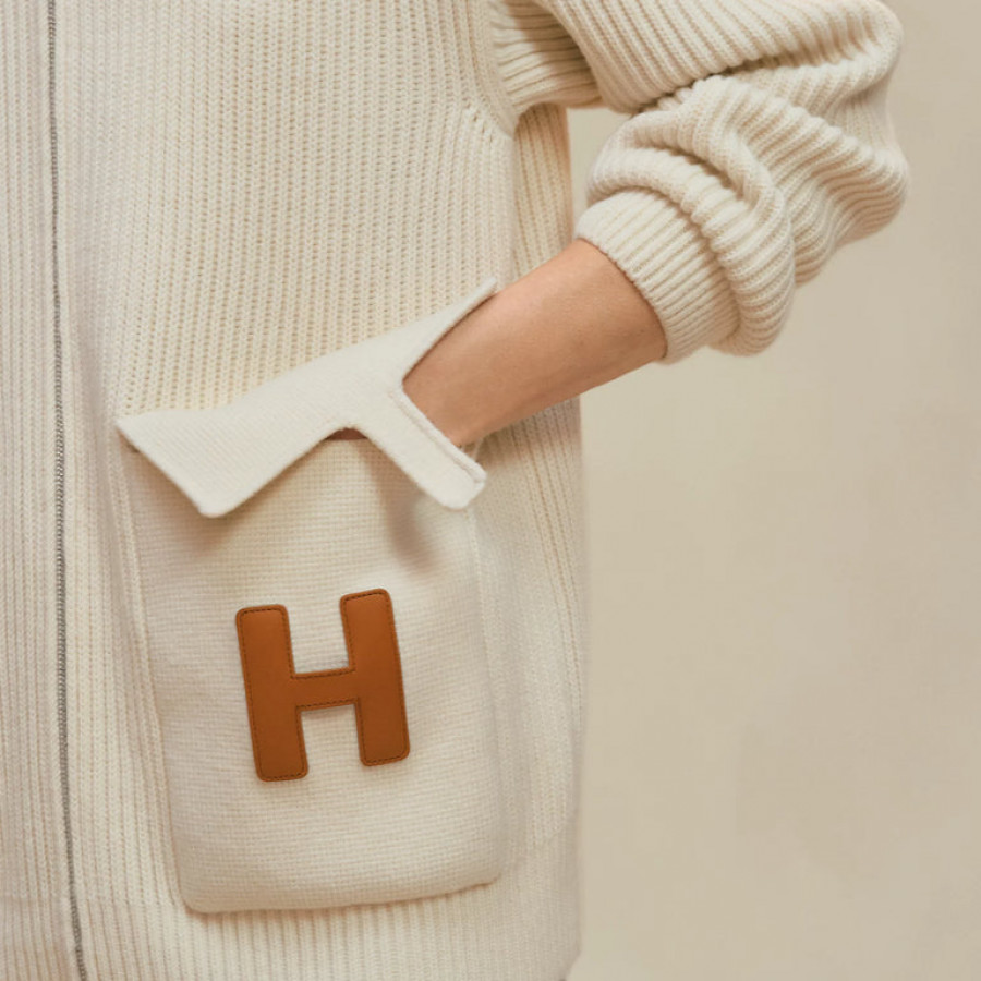 Hermes ВЯЗАНАЯ ШЕРСТЯНАЯ КУРТКА