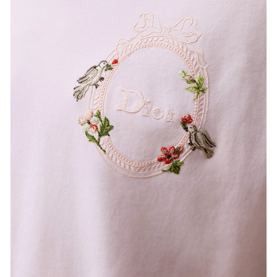 Dior Укороченная футболка оверсайз от Dioramour