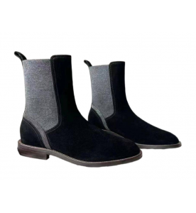 Brunello Cucinelli Замшевые сапоги Monili Chelsea