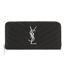 Saint Laurent Кожаный кошелек Monogram