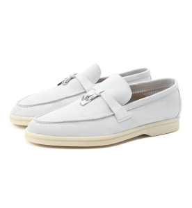 Loro Piana Замшевые лоферы Summer Charms Walk