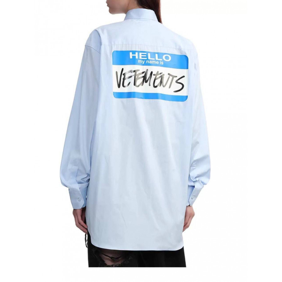 VETEMENTS Хлопковая рубашка