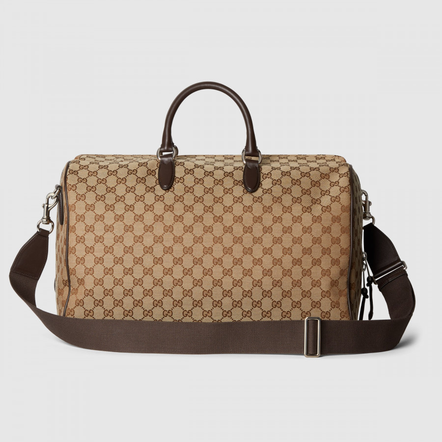 Gucci СРЕДНЯЯ СУМКА-ДАФЛ ИЗ ТЕКСТИЛЯ GG