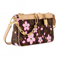 Louis Vuitton Сумка-кошелек Takashi Murakami Cherry Blossom Sakura Brown
