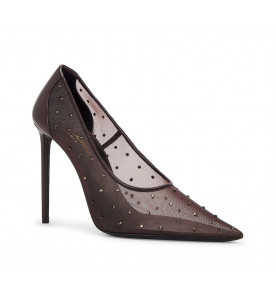 Saint Laurent Туфли Anja 114 с кристаллами