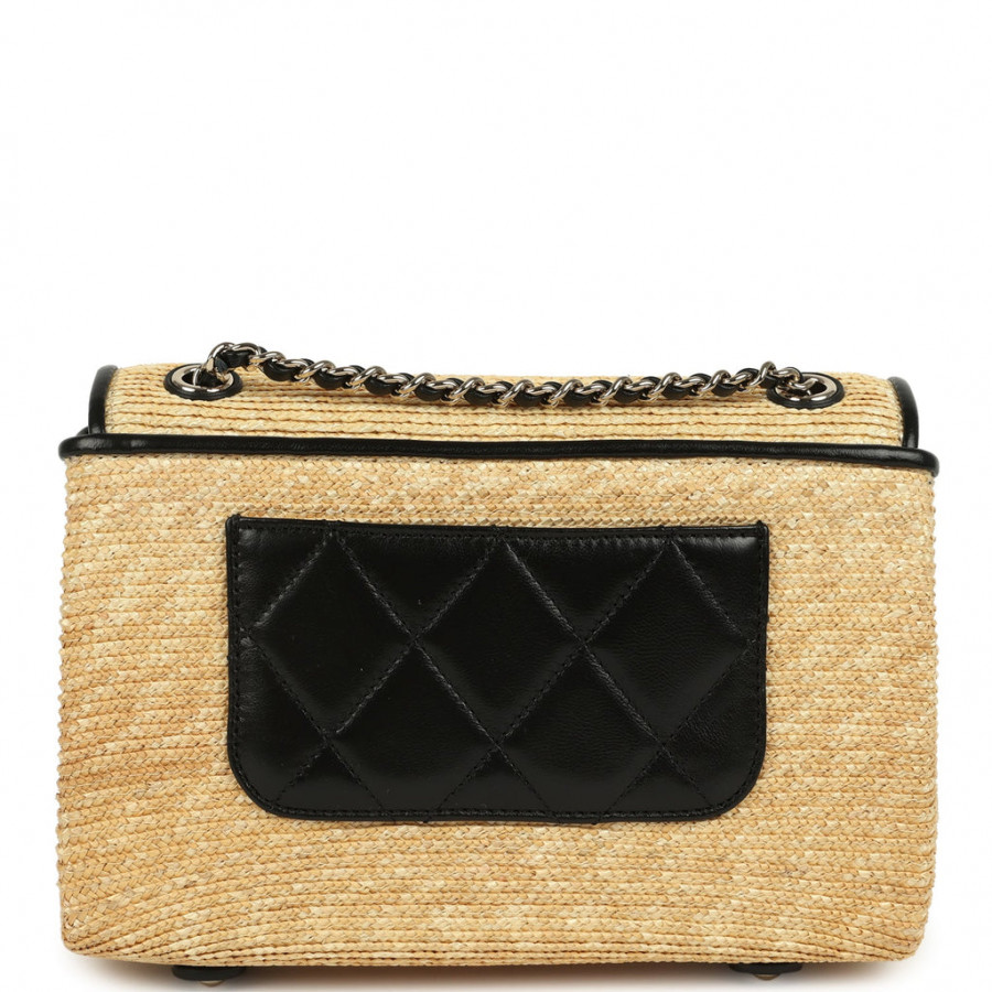 Chanel Маленькая плетеная сумка с клапаном