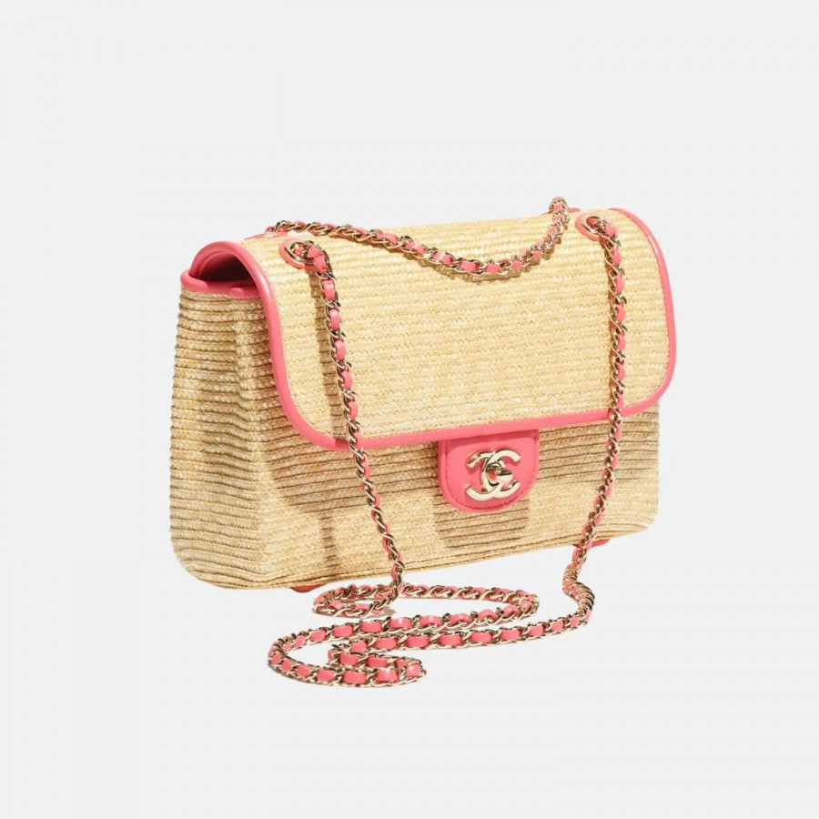 Chanel Маленькая плетеная сумка с клапаном
