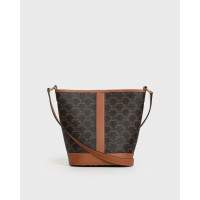 CELINE СУМКА SMALL BUCKET IN TRIOMPHE