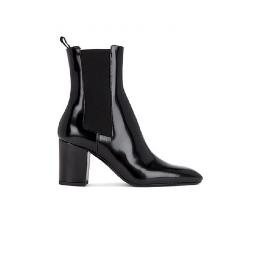 Saint Laurent Кожаные ботильоны Betty 70