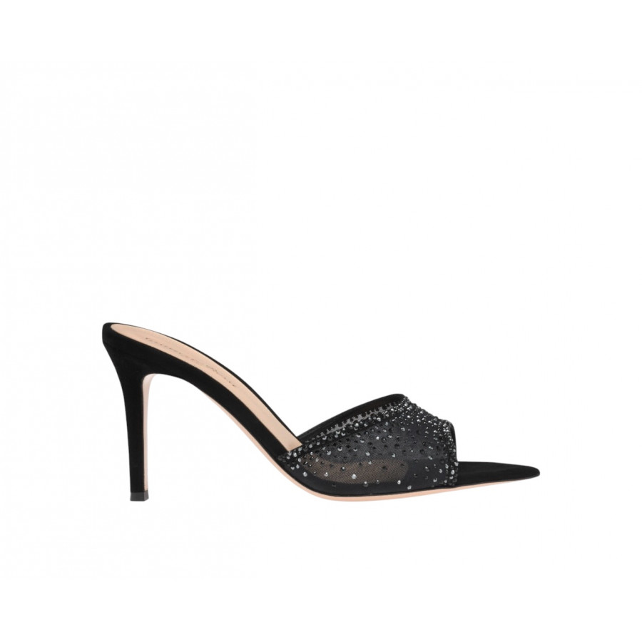 Gianvito Rossi Замшевые мюли RANIA MULE 85