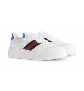 Gucci Женские кроссовки с тисненым логотипом GG