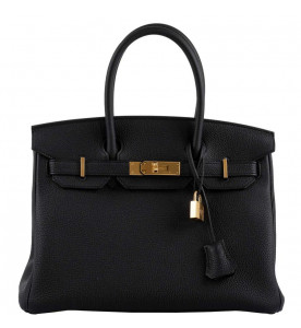 Hermes Сумка Birkin Birkin 30 Black Togo Gold Hardware
