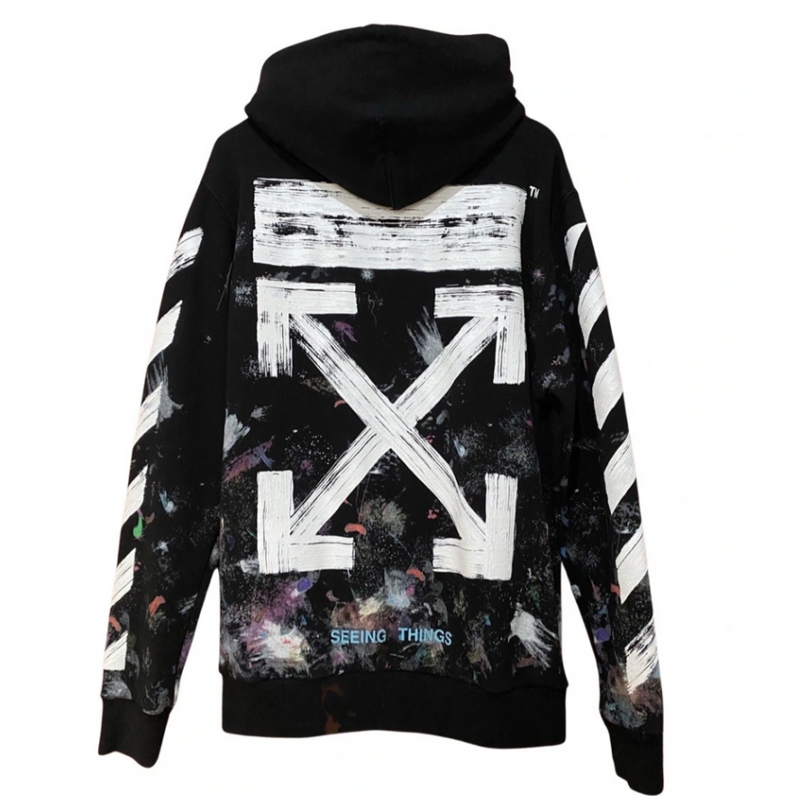 Off-White Толстовка С Капюшоном На Молнии С Галактическим Узором