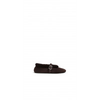 ALAIA БАЛЕТКИ ИЗ МЕРИНОСОВОЙ ОВЧИНЫ<br>