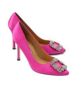 Manolo Blahnik Атласные туфли Hangisi 90