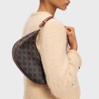 CELINE СУМКА AVA BAG ИЗ ПАРУСИНЫ TRIOMPHE И ТЕЛЯЧЬЕЙ КОЖИ