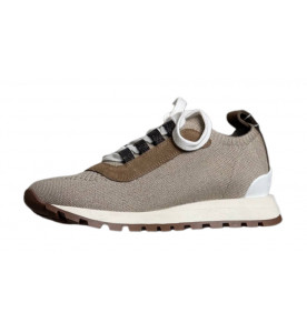 Brunello Cucinelli Текстильные кроссовки