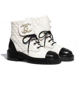 CHANEL ботинки на шнуровке