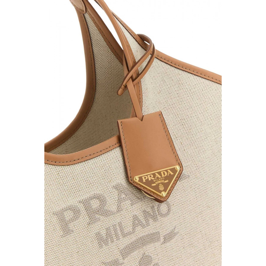 Prada Сумка среднего размера с верхней ручкой и принтом
