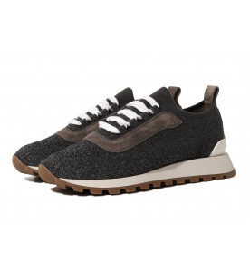 Brunello Cucinelli Текстильные кроссовки