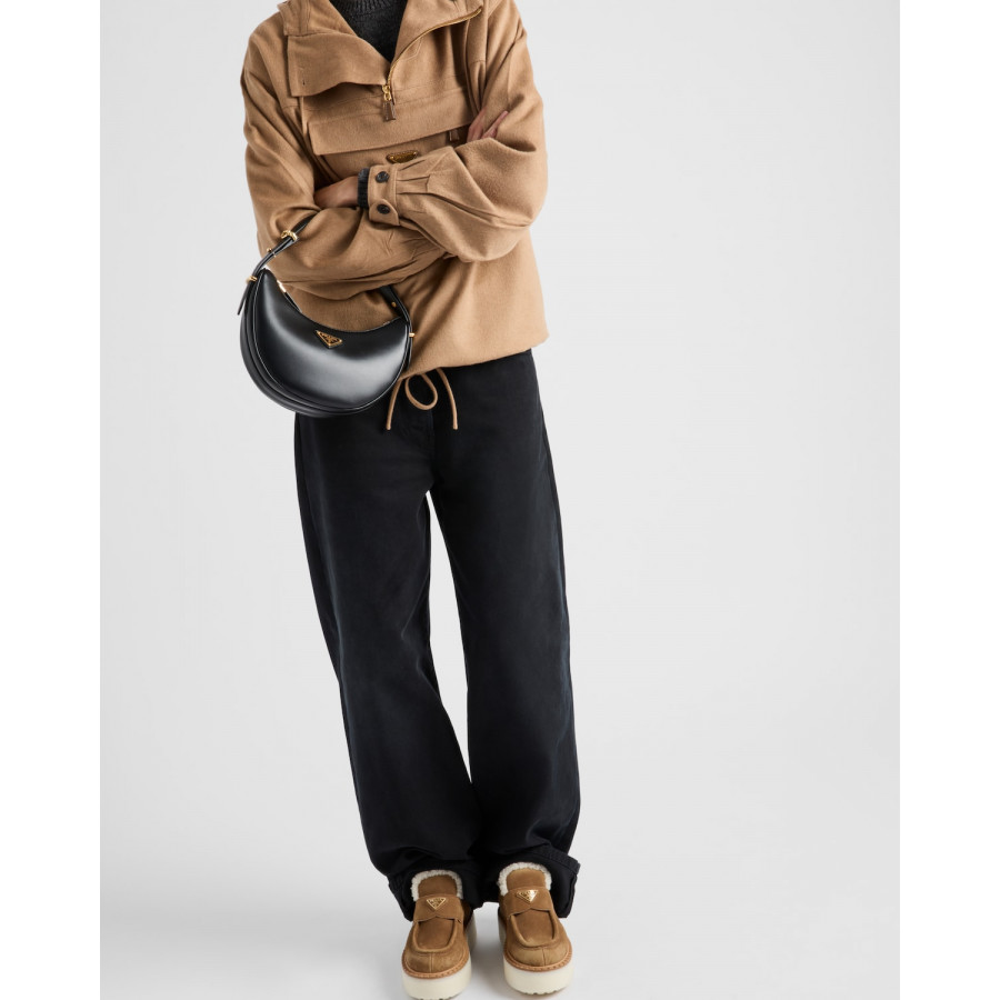 Prada Замшевые лоферы Suede с мехом